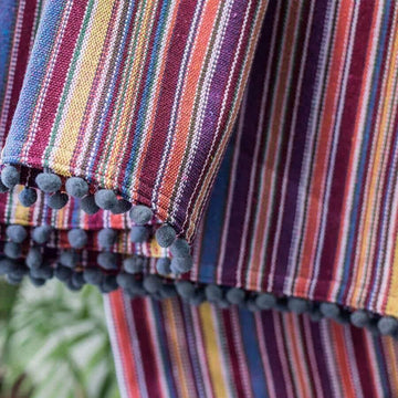 Katoen Linnen Plaid - Boho Purple - cocun.world