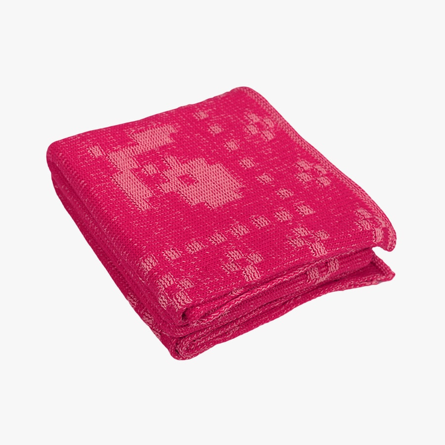 Katoenen Plaid - Leliti Coral Red