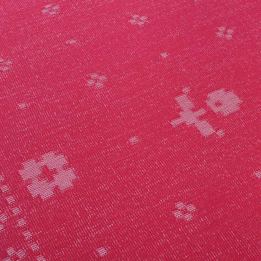 Katoenen Plaid - Leliti Coral Red