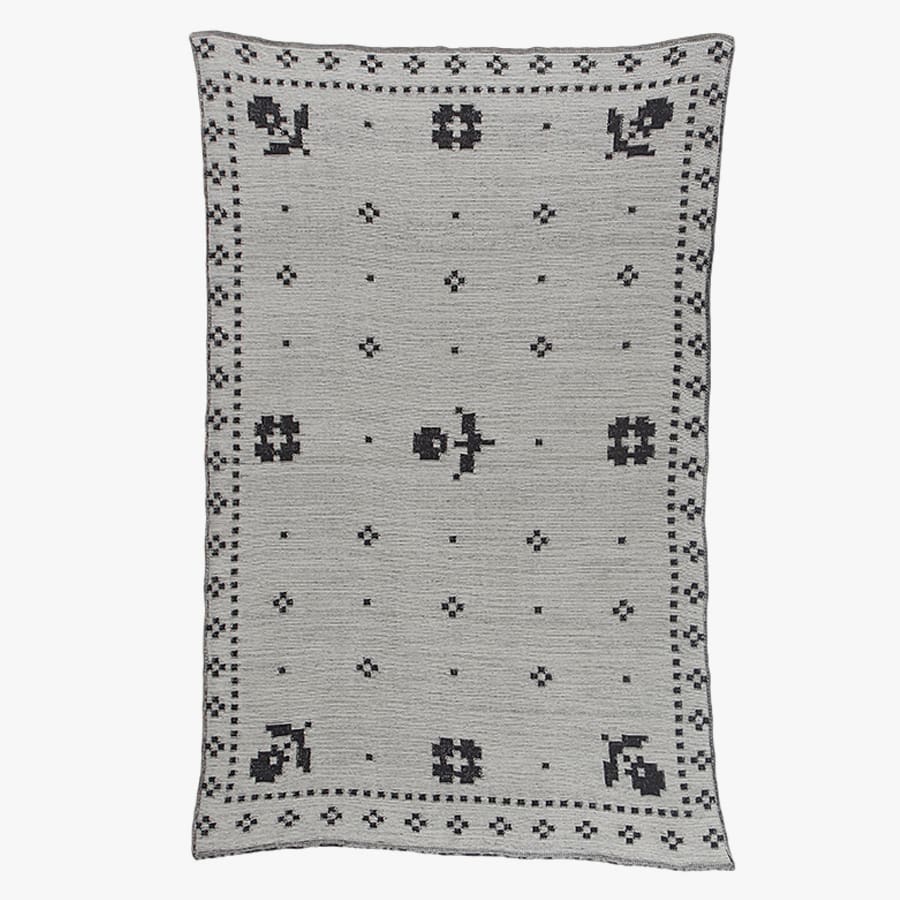 Katoenen Plaid - Leliti Ivory Black